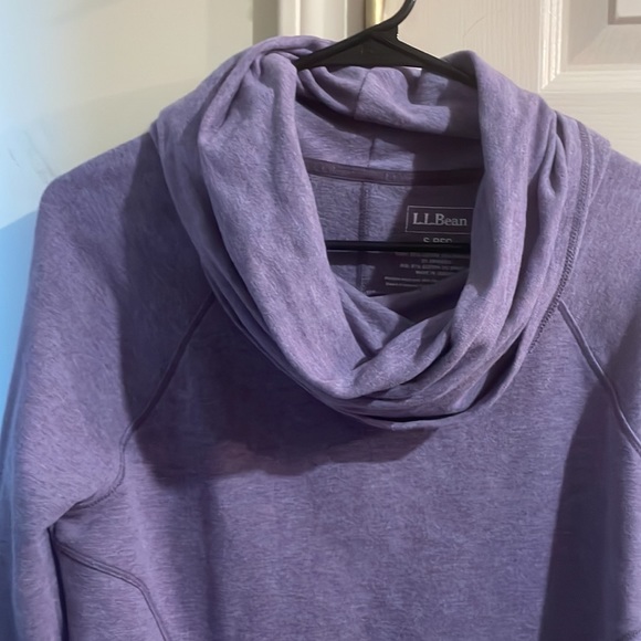 L.L Bean Cowl-neck pullover, sz small - Picture 2 of 5